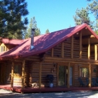 deck of cottonwood cabin vacation rental montana