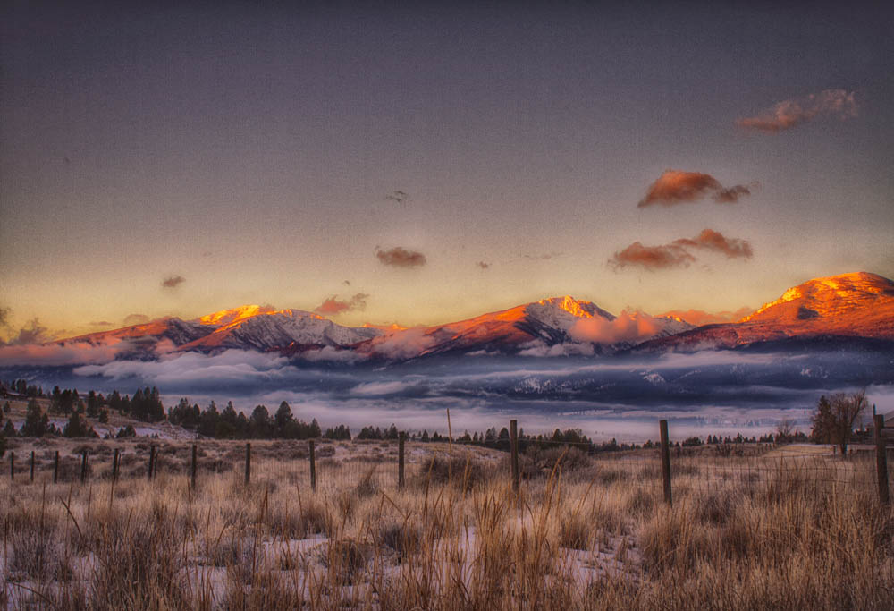 alpen glow on bitterroot montana mountains-toddtaylor