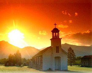 st mary mission at sunset stevensville montana