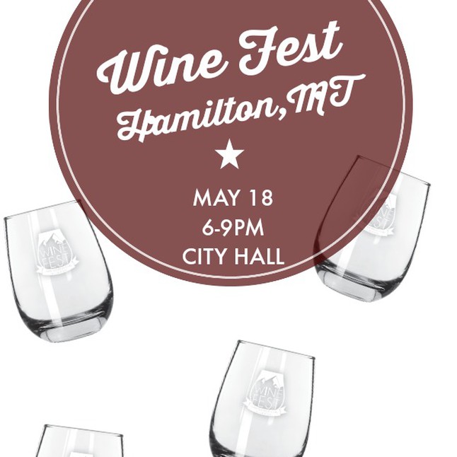 wine fest hamilton, mt graphic